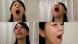 Facial collapse! A close-up shot of the beautiful Chisato Shoda yawning! !