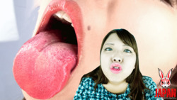 POV virtual tongue kiss with dimpled angel, An Mizutani!