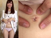 Extremely rare!! [Navel fetish video] Embarrassing close-up and prank shots of Mio&#39;s belly button