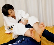 Feet fetish M man Judo of agony shigoki-and in which grade ironing hen ~