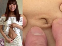 Extremely rare!! [Navel fetish video] Rin-chan&#39;s navel shameful close-up &amp; prank