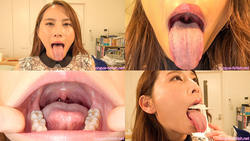 [舌 fetiberofeci] 花前不太色情長長的舌頭和嘴仔細觀察