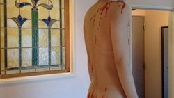 [Fetish: crash-back] amateur model personal shooting, put ketchup on the side