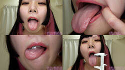 [戀舌癖和戀舌癖] 仔細看看Yuuya Majime的色情長舌頭和嘴巴