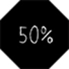 50％