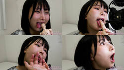 Comes with premium version! Kana Yura&#39;s maniacal oral observation and oral fetish play! [Oral fetish] [Whole swallowing]