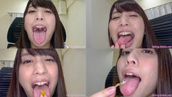 [Oral fetish] Yukine Sakuragi&#39;s maniac oral observation and oral fetish play! [Swallowing]-