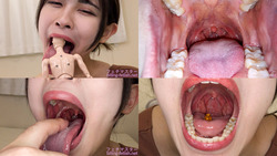 [Oral fetish] Miyu Morioka&#39;s maniac oral observation and oral fetish play! [Swallowing]