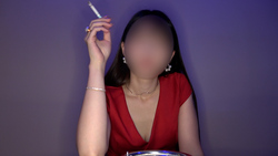 Rika smokes a cigarette while looking into your eyes + She smokes a cigarette while looking into your eyes and puts the saliva that collects in her mouth into the Masochist&#39;s mouth + Pees while looking into your eyes - 3 in total.