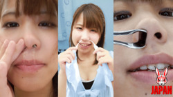 觀察片瀨美咲的鼻子內部以及她打噴嚏和流鼻涕的情況！
